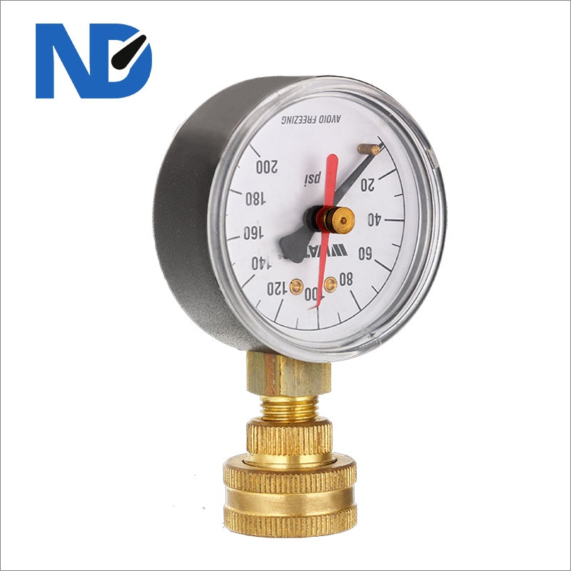 water test pressure gauge