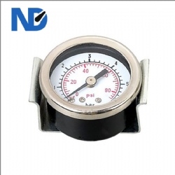 Pressure gauge with U clamp
