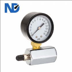 Water test pressure gauge