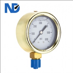 All Brass pressure gauge